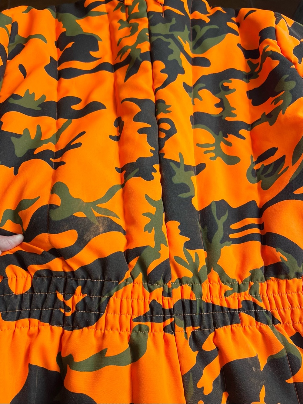 VTG Chiller Killer Saftbak Orange Camo Insulated Hunting Coveralls Workwear XL - Picture 15 of 15